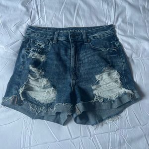 American Eagle Sketchy Jean shorts dark wash